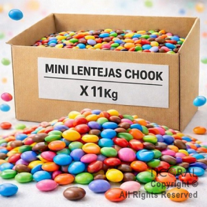 MINI LENTEJAS DE CHOCOLATE CHOOK SURTIDA GRANEL  X 11KG
