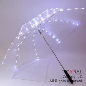 PARAGUAS LED BLANCO x 1