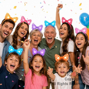 VINCHA RATONA MO�O LUMINOSA PLASTICA COLORES SURTIDOS