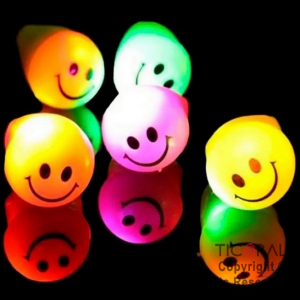 ANILLO LUMINOSO CARITA SMILE SILICONA X 60