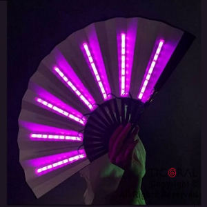 ABANICO LED LUMINOSO ROSA