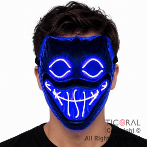 MASCARA HUGGY WUGGY POPPY LUMINOSO LED NEON