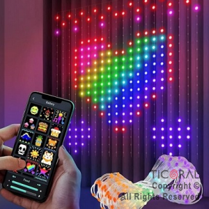 CORTINA LED INTELIGENTE 2 X 2 MTS