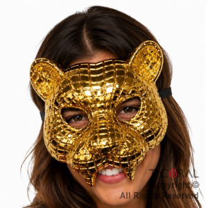 MASCARA LEOPARDO DISCO BALL (U2603-041)