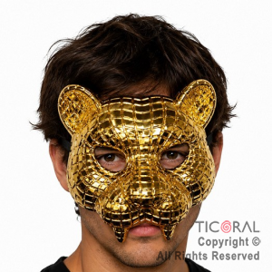 MASCARA LEOPARDO DISCO BALL (U2603-041)