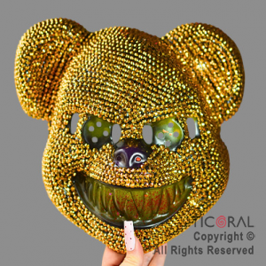 MASCARA OSO TEDDY STRASS X 1