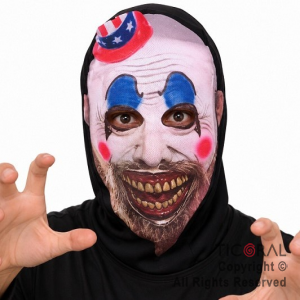 MASCARA PAYASO TERRORIFICO HALLOWEEN TELA