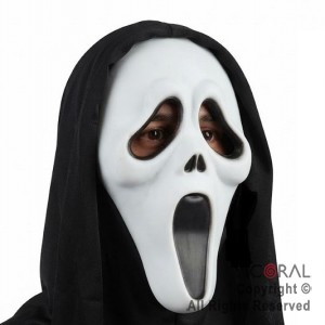 MASCARA SCREAM CON CAPUCHA x 1
