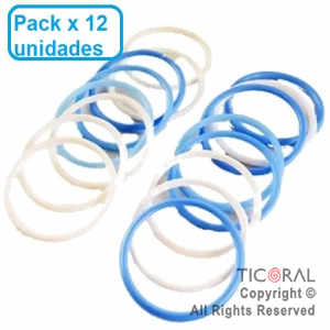 MINI PULSERA ARGENTINA GRUESA x 12