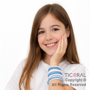 MINI PULSERA ARGENTINA GRUESA x 12