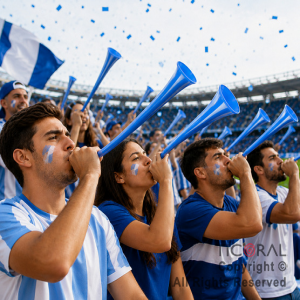CORNETON VUVUZELA VACA SUPER ARGENTINA