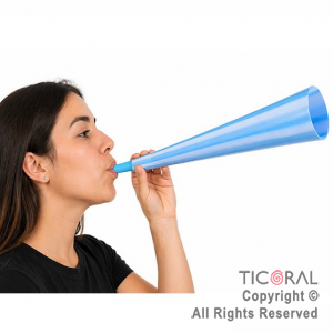 CORNETA LARGA ARGENTINA CELESTE Y BLANCA