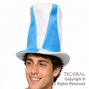 SOMBRERO GALERA FUTBOL ARGENTINA TRIANGULOS x 10 UNIDADES