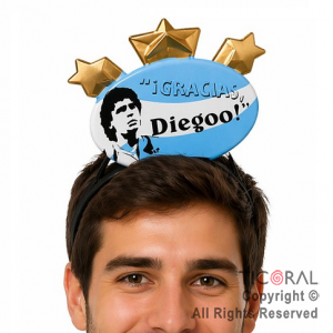 VINCHA ARGENTINA FRASES SURTIDAS (PACK X 6 UNIDADES)