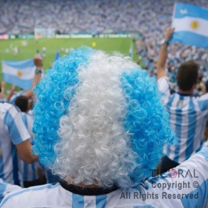 PELUCA PAYASO ARGENTINA x 1