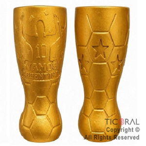 VASO COPA MUNDIAL PREMIUM DORADO