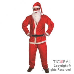 DISFRAZ PAPA NOEL CON BARBA XL (02-01)