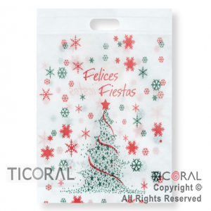 BOLSA NAVIDE�A FISELINA GRANDE 45X54CM X 10