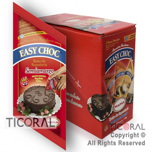 EASYCHOC SEMI AMARGO 12 X 150GR MAPSA