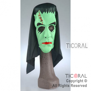 MASCARA FRANKENSTEIN CON CAPUCHA x 1
