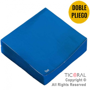 SERVILLETA PREMIUM AZUL 33X33 x 20