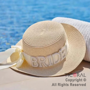 SOMBRERO BRIDE STRASS YUTE x 1