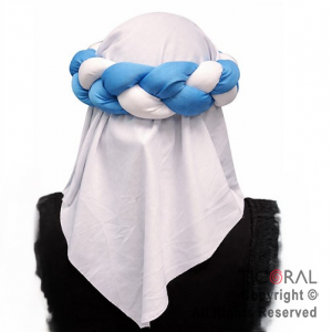 SOMBRERO TURBANTE TRENZADO 2 TIRAS ARGENTINA x 1