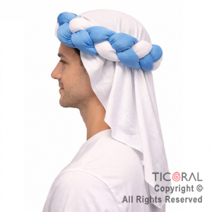 SOMBRERO TURBANTE TRENZADO 2 TIRAS ARGENTINA x 1