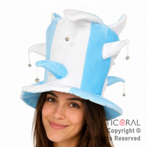 SOMBRERO GALERA ARLEQUIN 10 PUNTAS CON CASCABELES ARGENTINA x 1