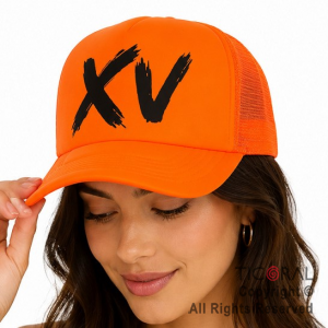 SOMBRERO GORRA IMPRESO XV FLUO NARANJA CAP x 1
