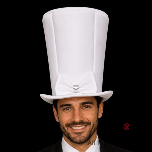 SOMBRERO GALERON CON MO�O BLANCO