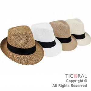 SOMBRERO PANAMA COLORES SURTIDOS X 1