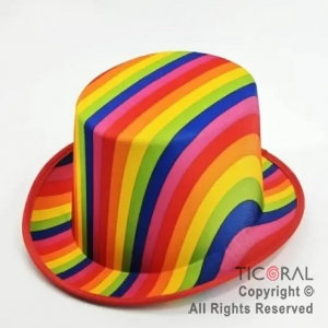 SOMBRERO GALERA MULTICOLOR FLUO x 1