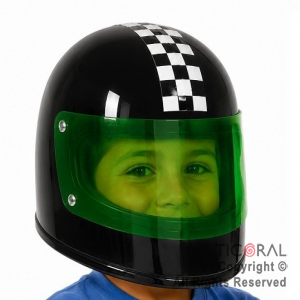 CASCO DE CARRERA NEGRO