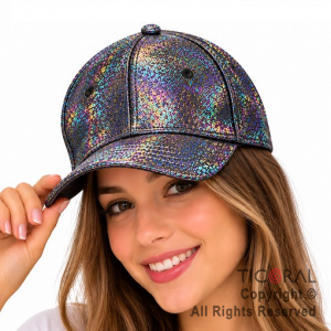 SOMBRERO GORRA TRUCKER IRIDISCENTE NEGRO CAP