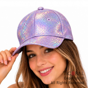 SOMBRERO GORRA TRUCKER IRIDISCENTE LILA CAP