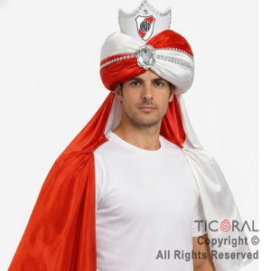 TURBANTE CON BANDERA DE RIVER PLATE PREMIUM