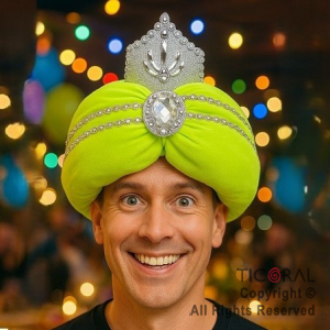 TURBANTE PREMIUM VERDE FLUO