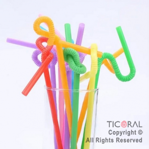 SORBETE FLEXIBLE DOBLE FUELLE MULTICOLOR X 100 UNIDADES