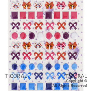 STICKER MO�ITOS-CIRCULOS-CUADRADOS HS5659-5 x 12