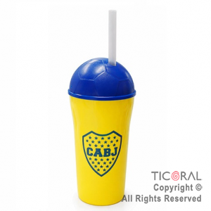 VASO DOMO BOCA JUNIORS CON SORBETE 400 ML x 5