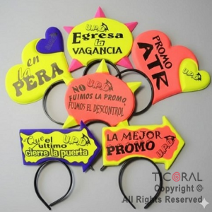 VINCHA UPD PLASTICA x 6