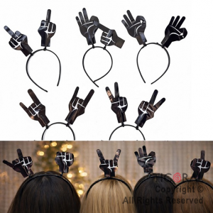 VINCHA MANOS MODELOS SURTIDOS x 6