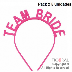 VINCHA TEAM BRIDE PACK X 4 UNIDADES