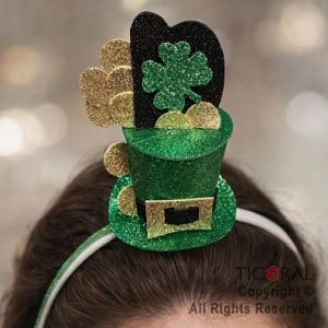 VINCHA GALERITA SAN PATRICIO Y TREBOL x 1