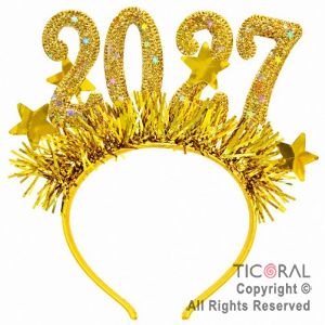 VINCHA A�O 2027 ORO X 12 UNIDADES