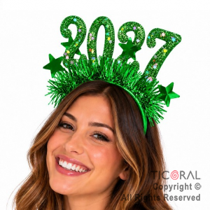 VINCHA A�O 2027 VERDE X 12 UNIDADES