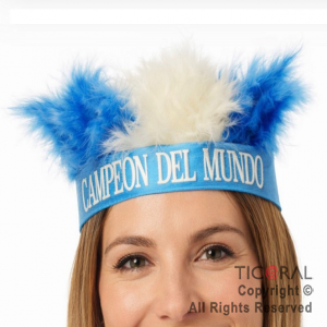 CORONA VINCHA FAN ARGENTINA x 1