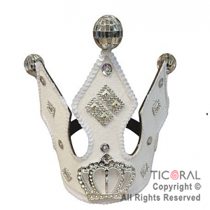 CORONA DE REY DISCO BLANCA x 1