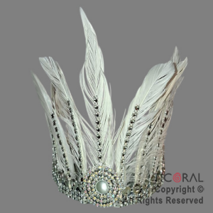 VINCHA TOCADO TIANA BLANCA x 1